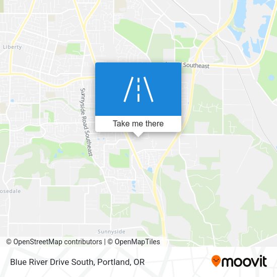 Blue River Drive South map