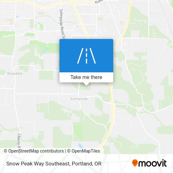Snow Peak Way Southeast map