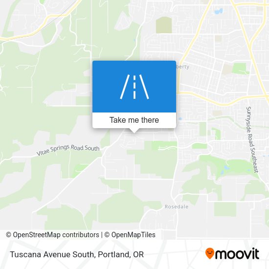 Tuscana Avenue South map