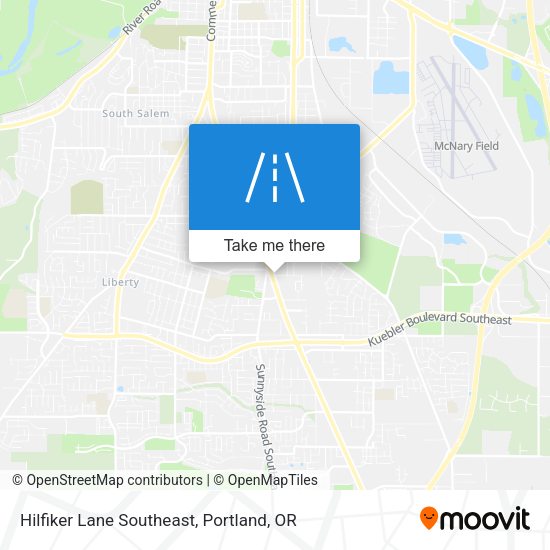 Hilfiker Lane Southeast map