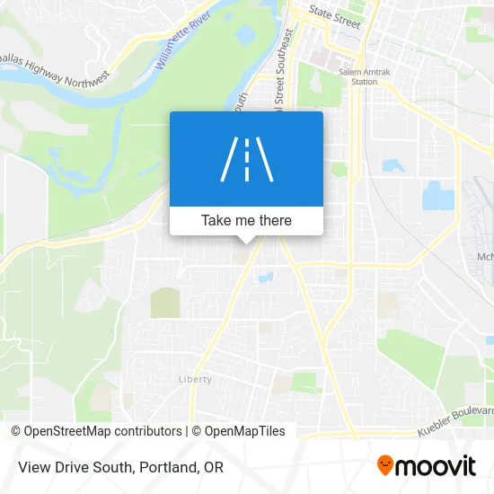 View Drive South map