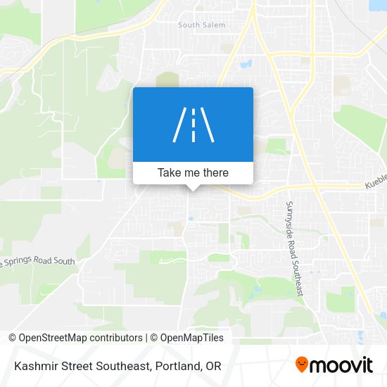 Kashmir Street Southeast map
