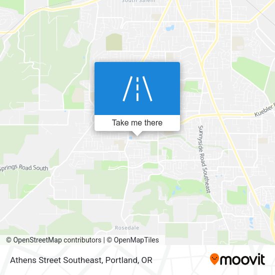 Athens Street Southeast map