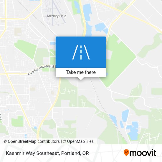 Kashmir Way Southeast map