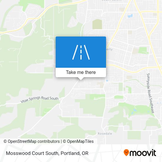 Mosswood Court South map