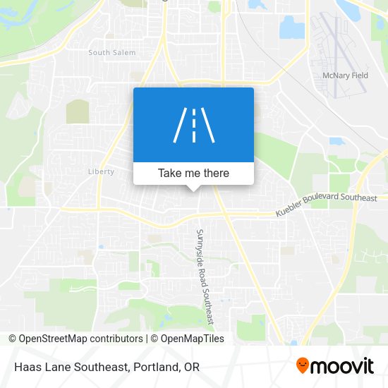 Haas Lane Southeast map