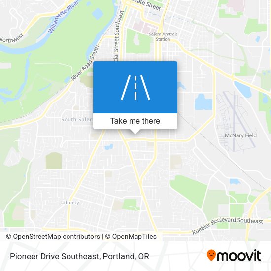 Pioneer Drive Southeast map
