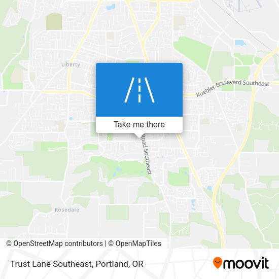 Mapa de Trust Lane Southeast