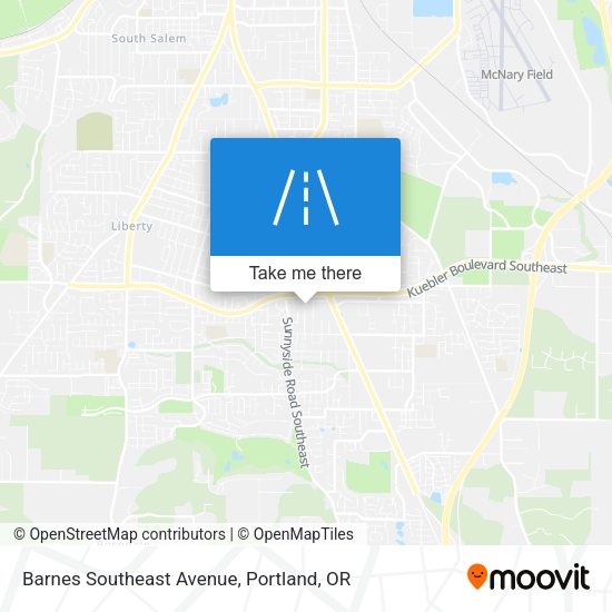 Mapa de Barnes Southeast Avenue