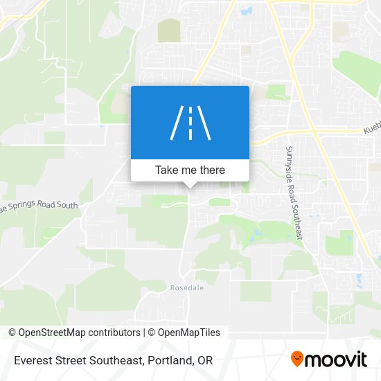 Everest Street Southeast map