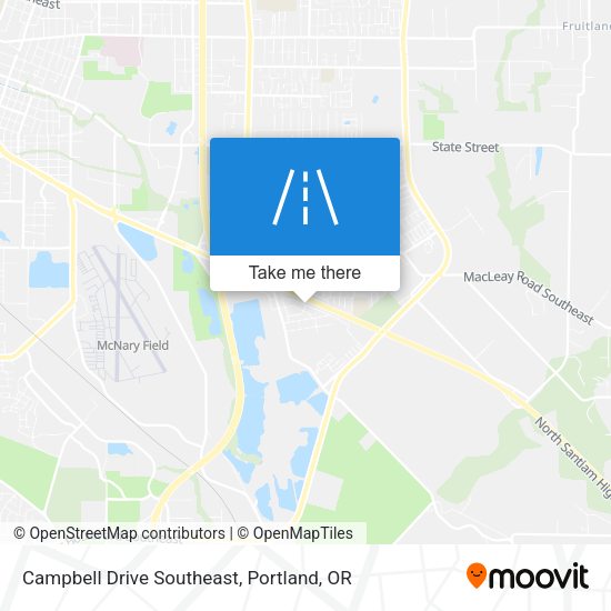 Campbell Drive Southeast map