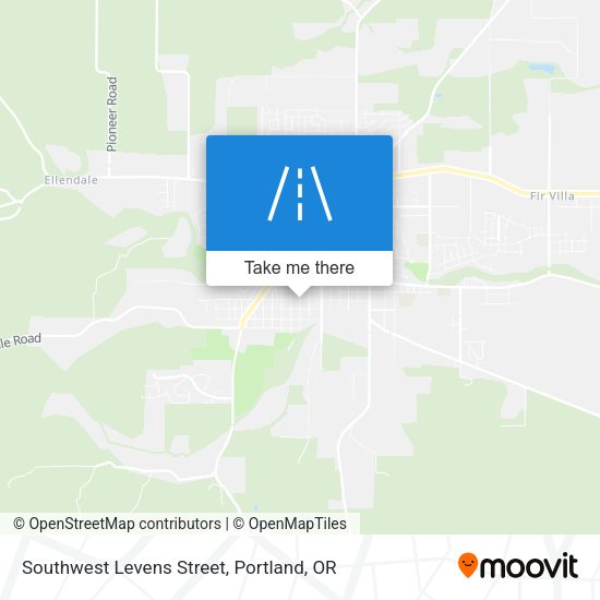 Southwest Levens Street map