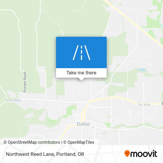 Northwest Reed Lane map