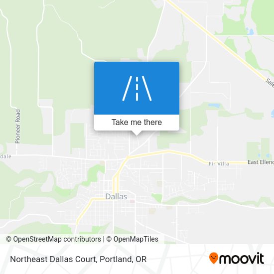 Northeast Dallas Court map