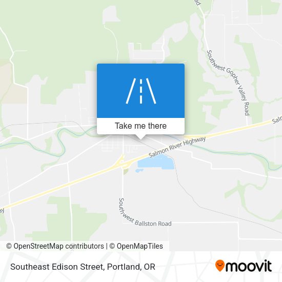 Southeast Edison Street map