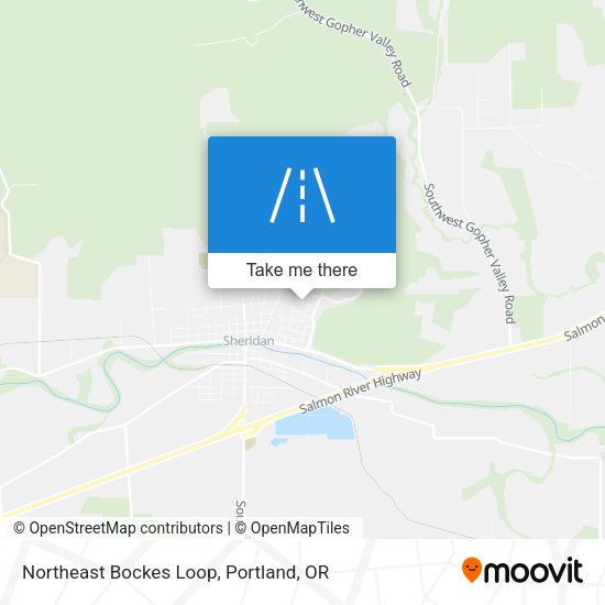 Mapa de Northeast Bockes Loop