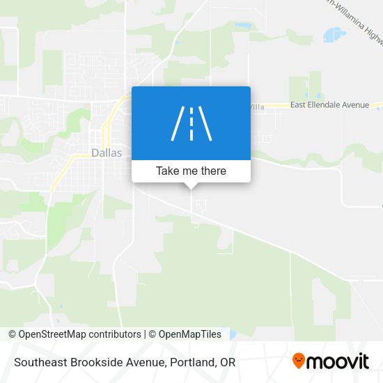 Mapa de Southeast Brookside Avenue
