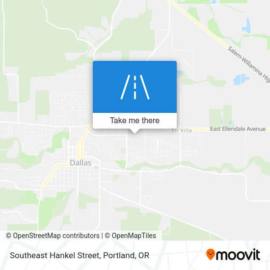 Mapa de Southeast Hankel Street