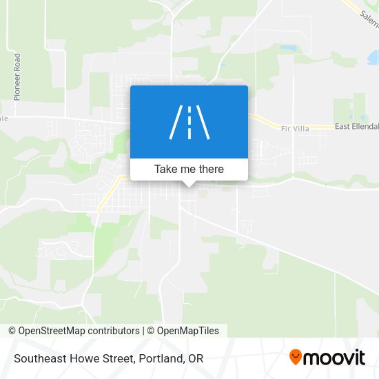 Mapa de Southeast Howe Street