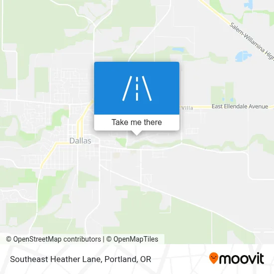 Southeast Heather Lane map