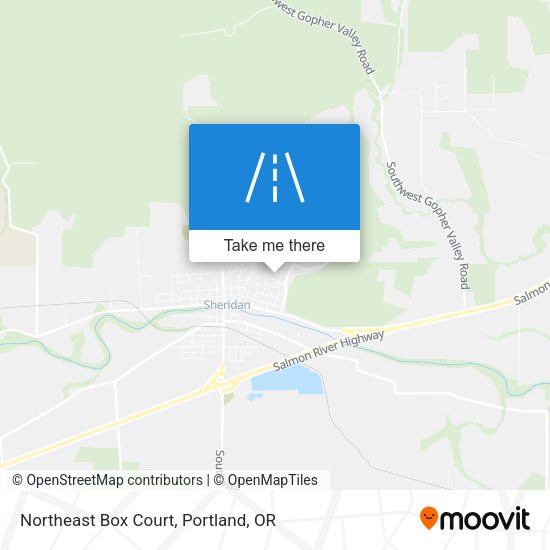 Northeast Box Court map