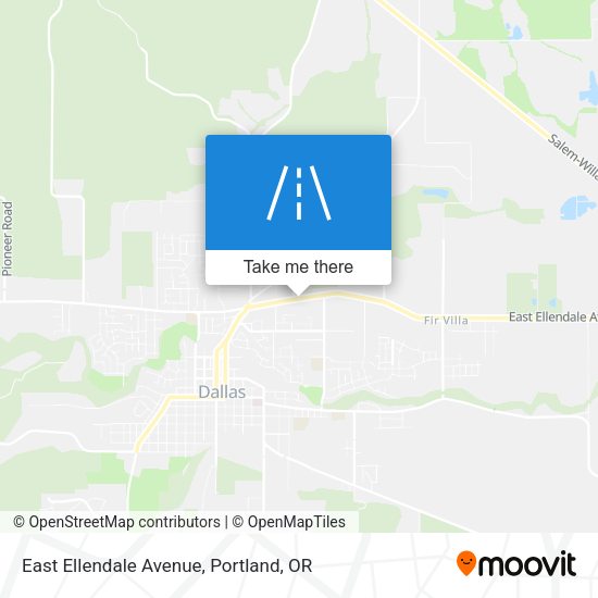 East Ellendale Avenue map