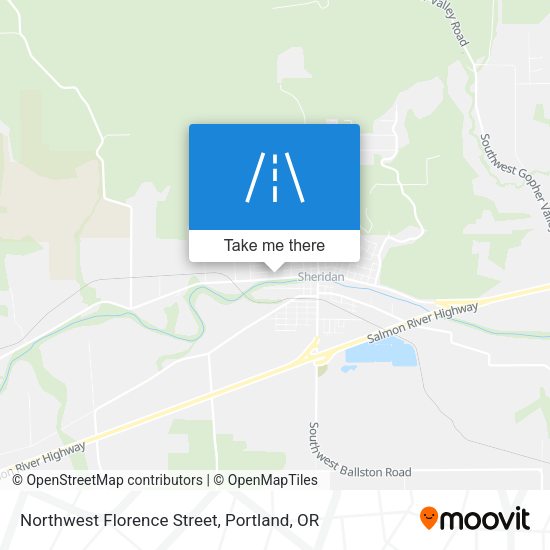 Northwest Florence Street map
