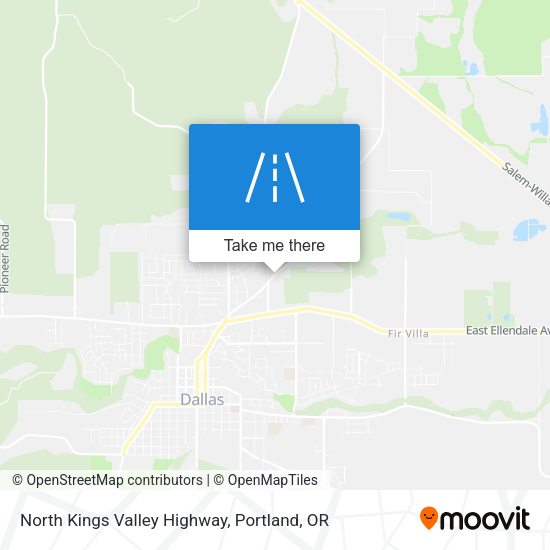 Mapa de North Kings Valley Highway