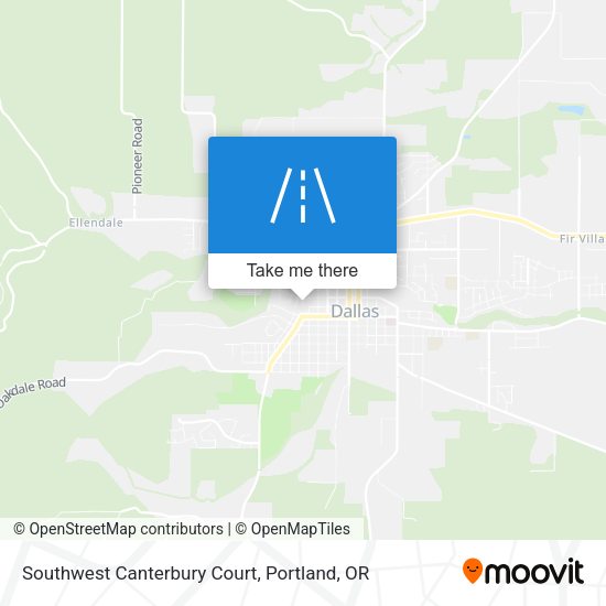 Mapa de Southwest Canterbury Court