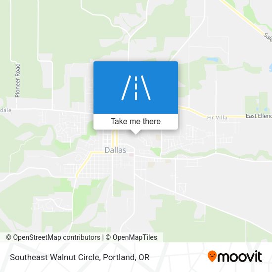 Mapa de Southeast Walnut Circle