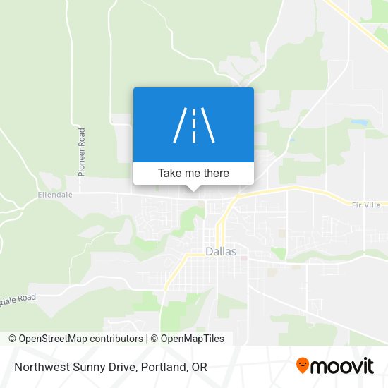 Mapa de Northwest Sunny Drive