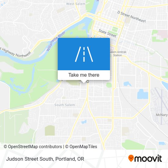 Judson Street South map