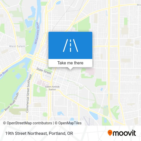 19th Street Northeast map