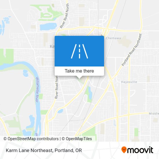 Karm Lane Northeast map