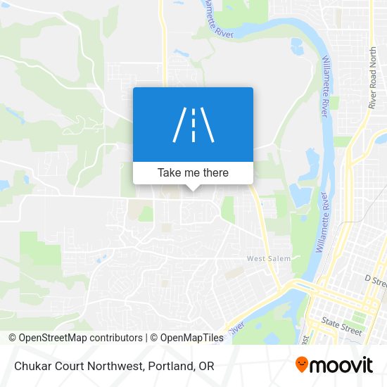 Mapa de Chukar Court Northwest