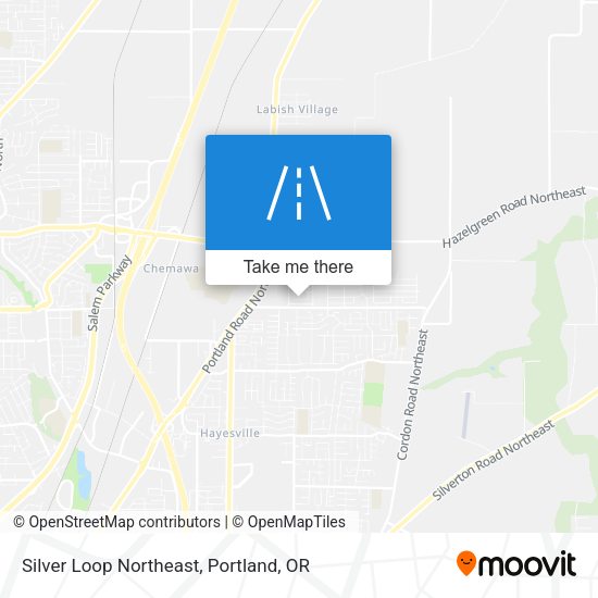 Mapa de Silver Loop Northeast