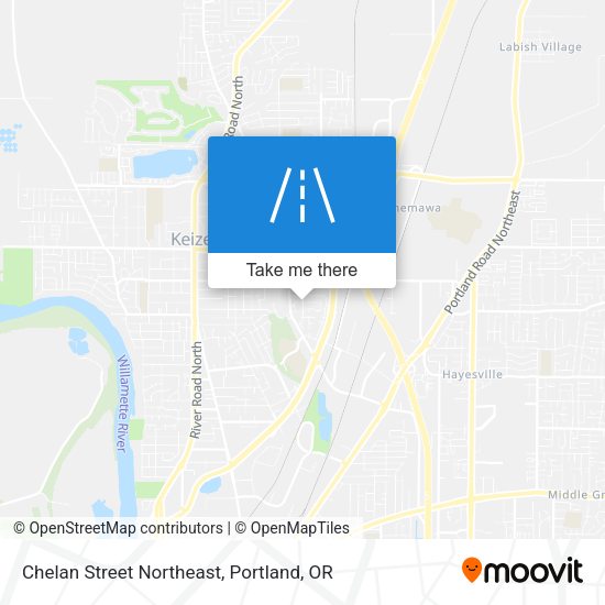 Chelan Street Northeast map