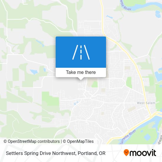 Mapa de Settlers Spring Drive Northwest