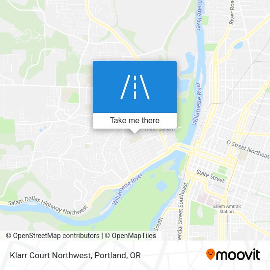Klarr Court Northwest map