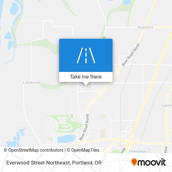 Everwood Street Northeast map