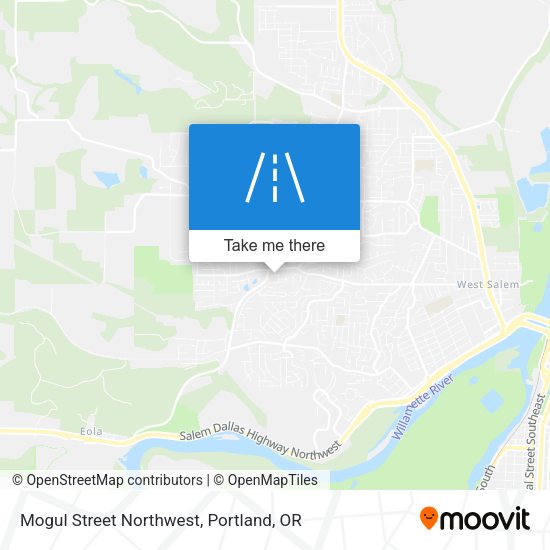 Mapa de Mogul Street Northwest