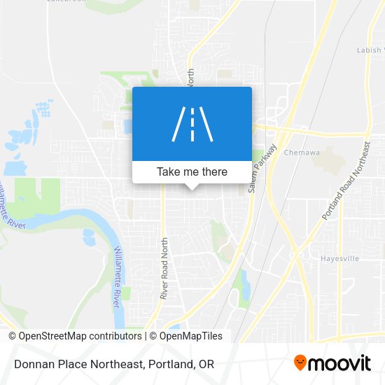 Donnan Place Northeast map