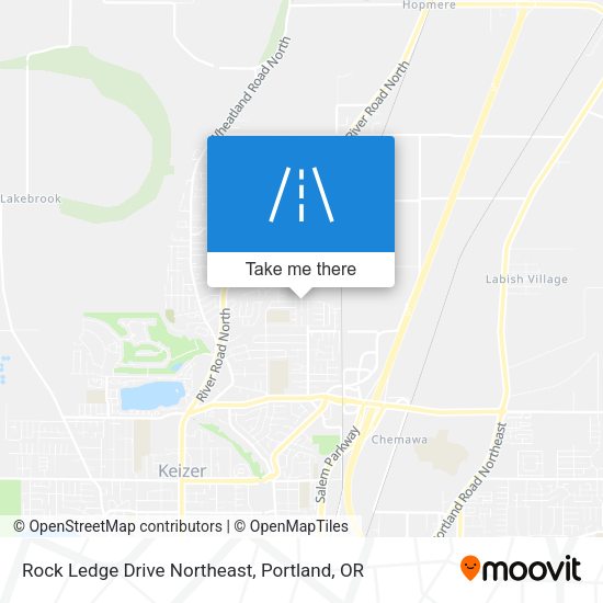 Mapa de Rock Ledge Drive Northeast