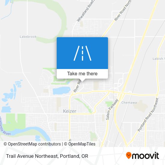 Mapa de Trail Avenue Northeast