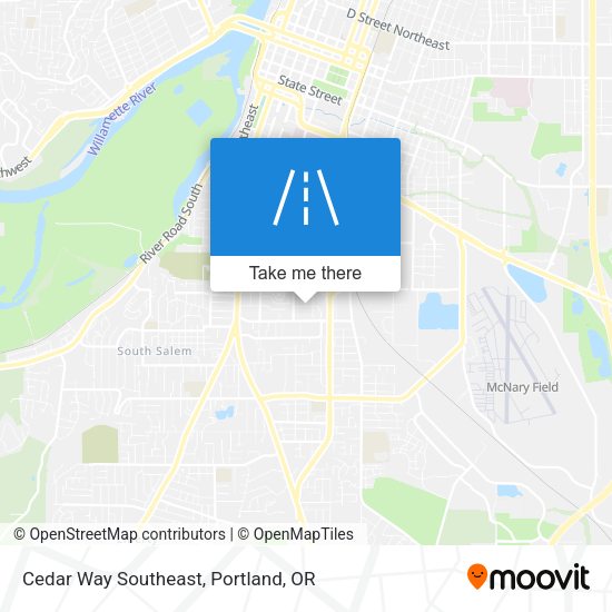 Cedar Way Southeast map