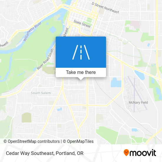 Cedar Way Southeast map