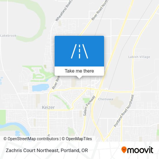 Mapa de Zachris Court Northeast