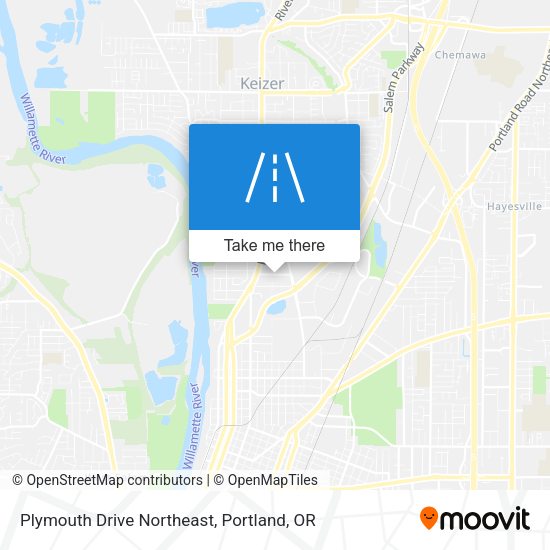 Mapa de Plymouth Drive Northeast