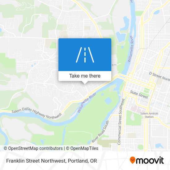 Franklin Street Northwest map