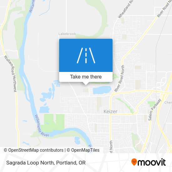 Mapa de Sagrada Loop North